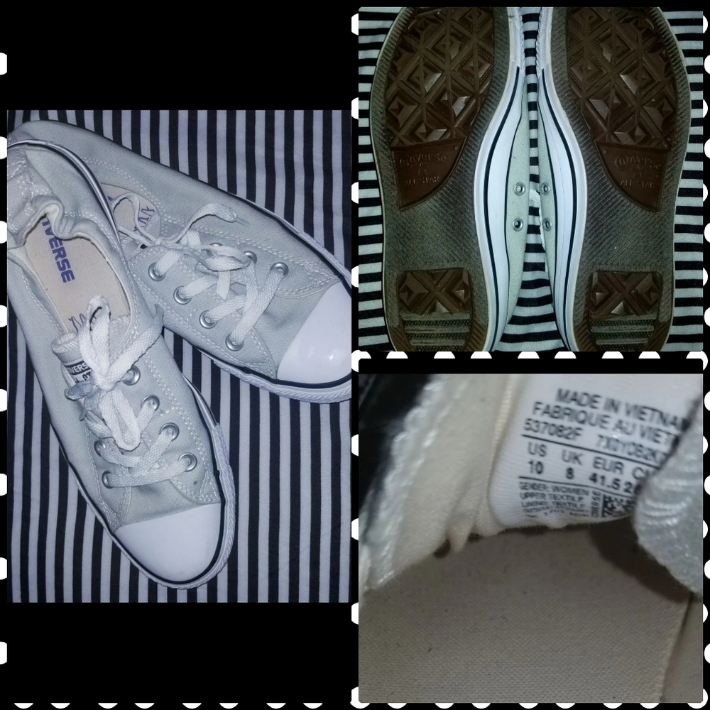 Brand New Gray Slip-on Converse